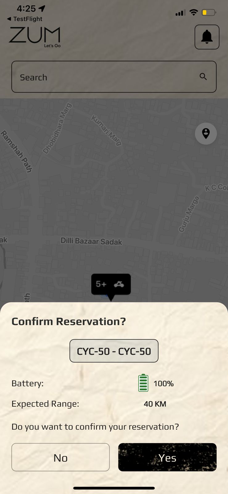 Confirm Reservation